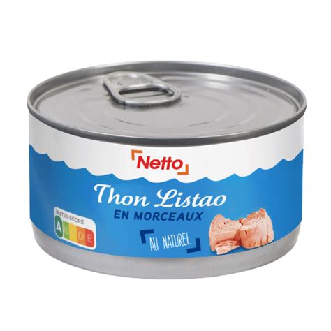 NETTO THON LISTAO EN MORCEAUX 400G