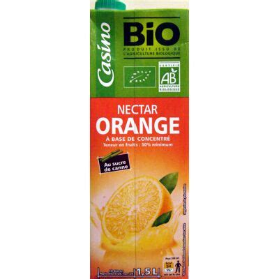 CASINO BIO NECTAR ORANGE 1L