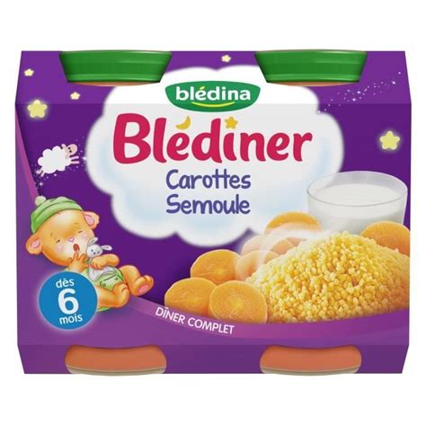 BLEDINA BLEDINER CAROTTES SEMOULE