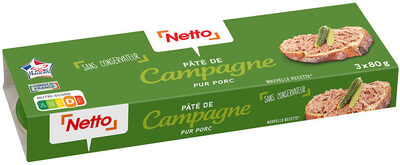 PATE DE CAMPAGNE PUR PORC NETTO 80G