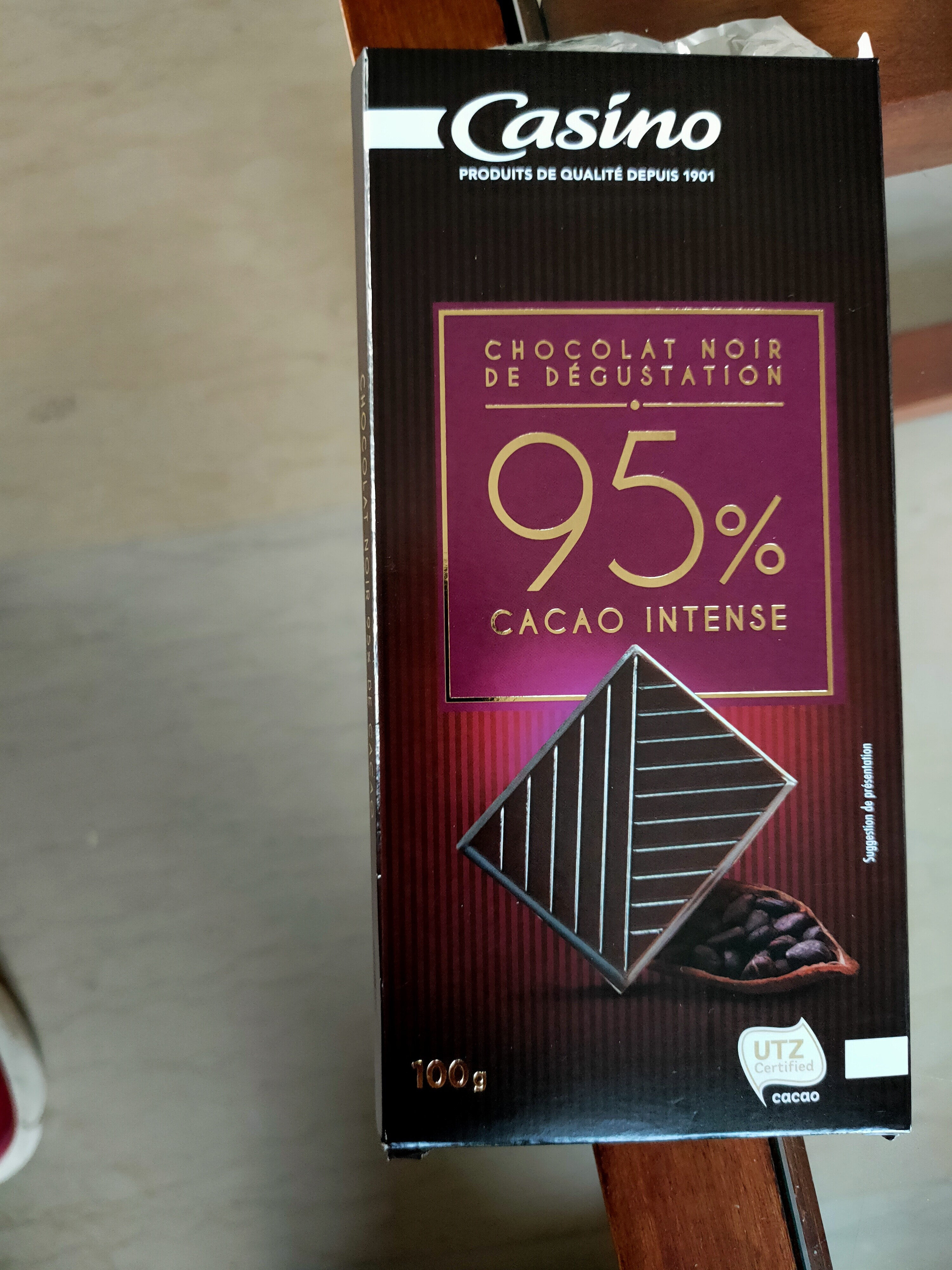CASINO CHOCOLAT NOIR 95% CACAO INTENSE