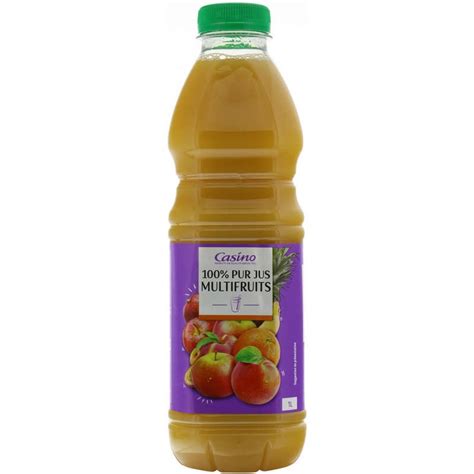 CASINO 100% PUR JUS MULTIFRUITS 1L