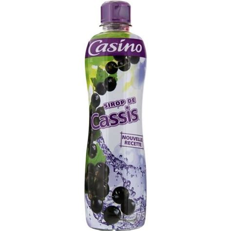 CASINO SIROP DE CASSIS 75CL