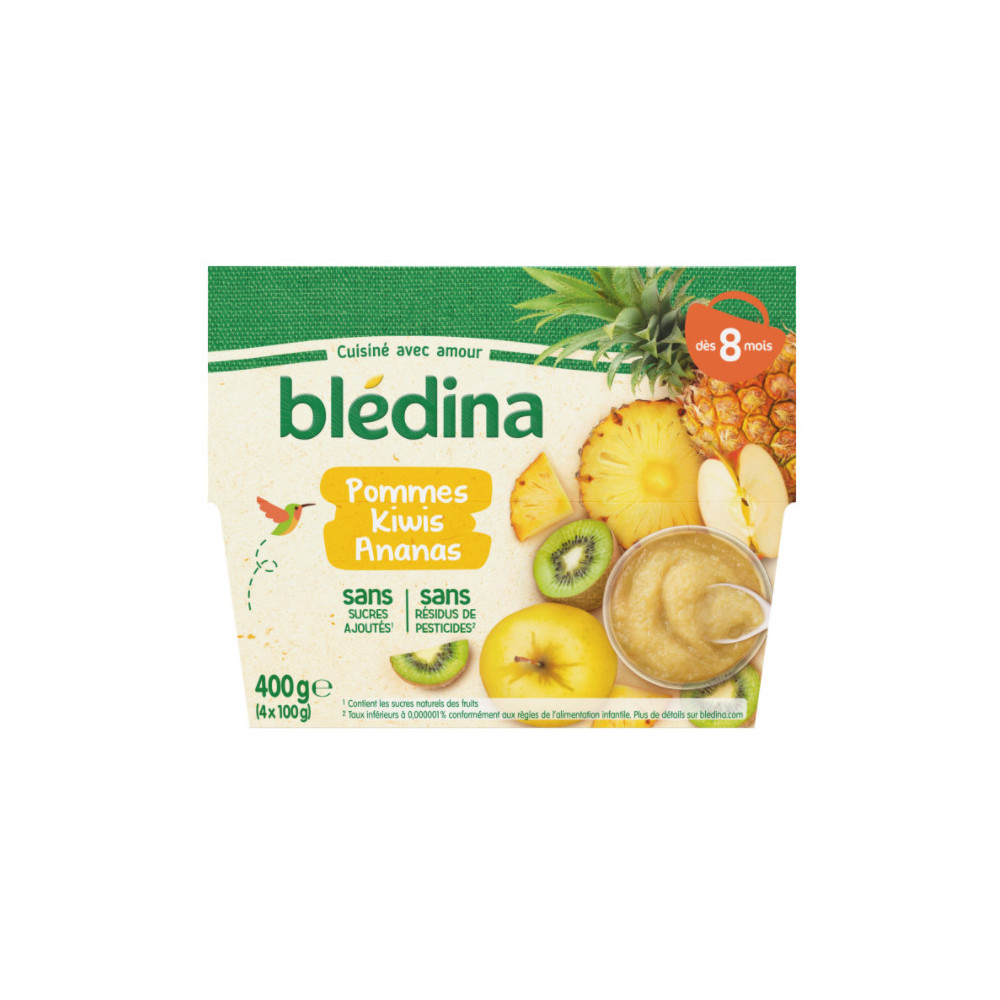 BLEDINA POMMES KIWIS ANANAS