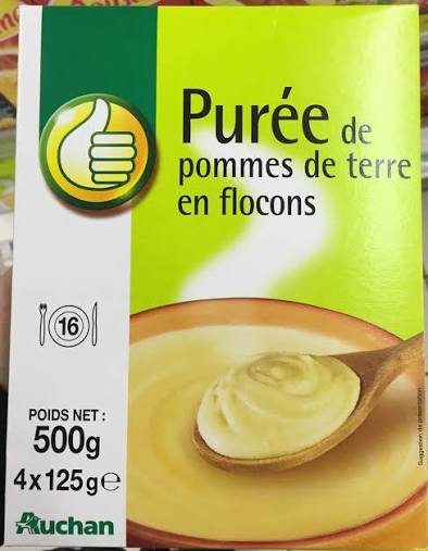 PUREE DE POMMES DE TERRE EN FLOCON S 4*500G