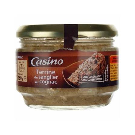 CASINO TERRINE DE SANGLIER AU COGNAC