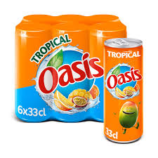 OASIS TROPICAL CANNETTE 6*33CL