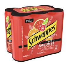 SCHWEPPES ZERO CANNETTE 6*33CL