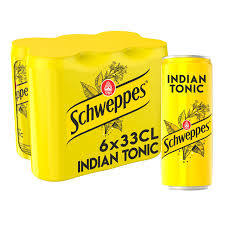 SCHWEPPES CANNETTE 6*33CL INDIAN TONIC