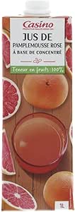 CASINO JUS DE PAMPLEMOUSSE ROSE A BASE DE CONCENTRE 1L