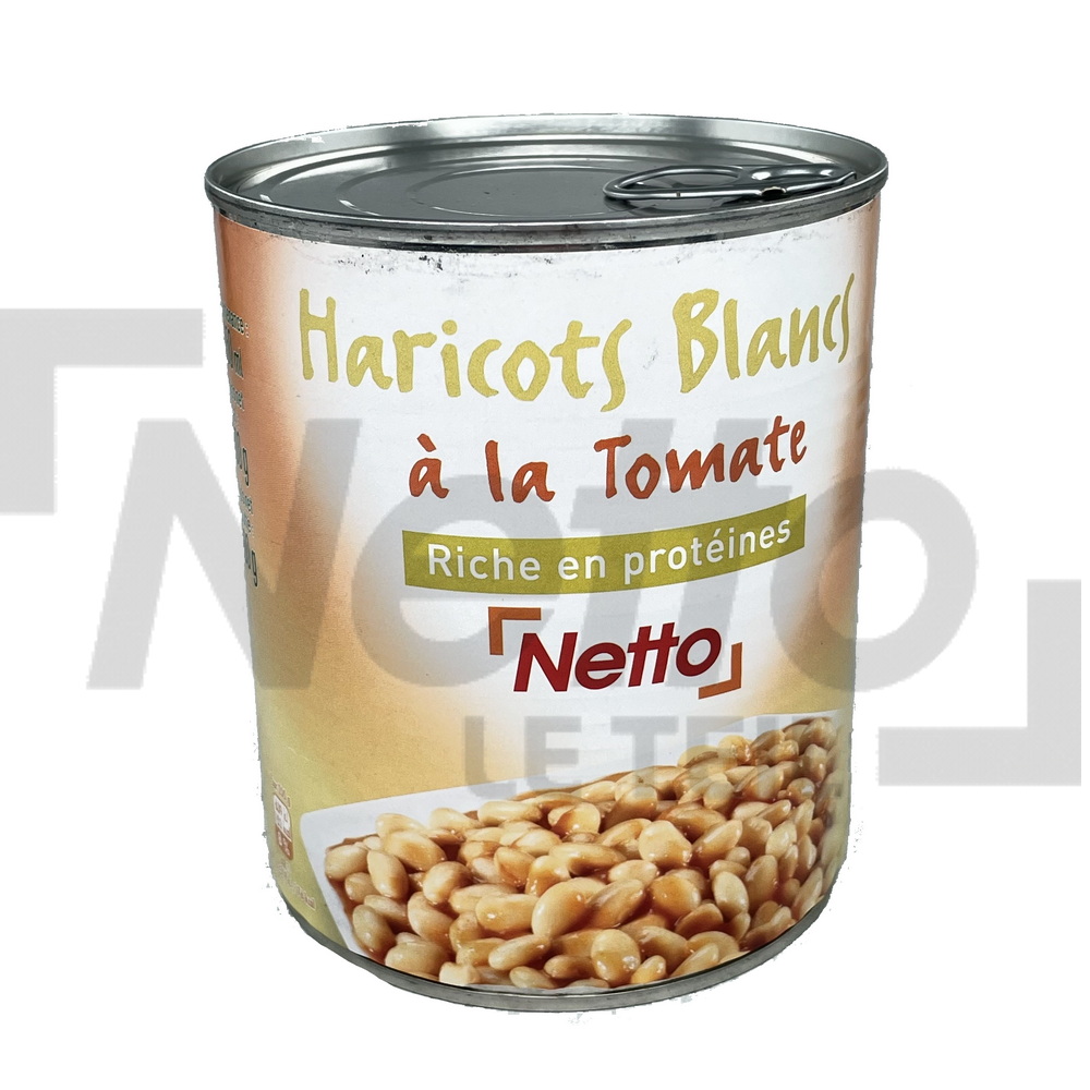 HARICOTS BLANCS A LA TOMATE NETTO 800G