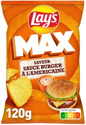 LAY'S MAX SAUCE BURGER A L'AMERICAINE 120G
