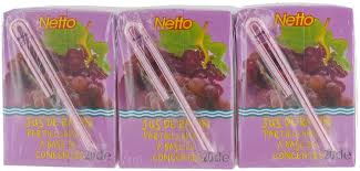 JUS DE RAISIN NETTO 6*20CL
