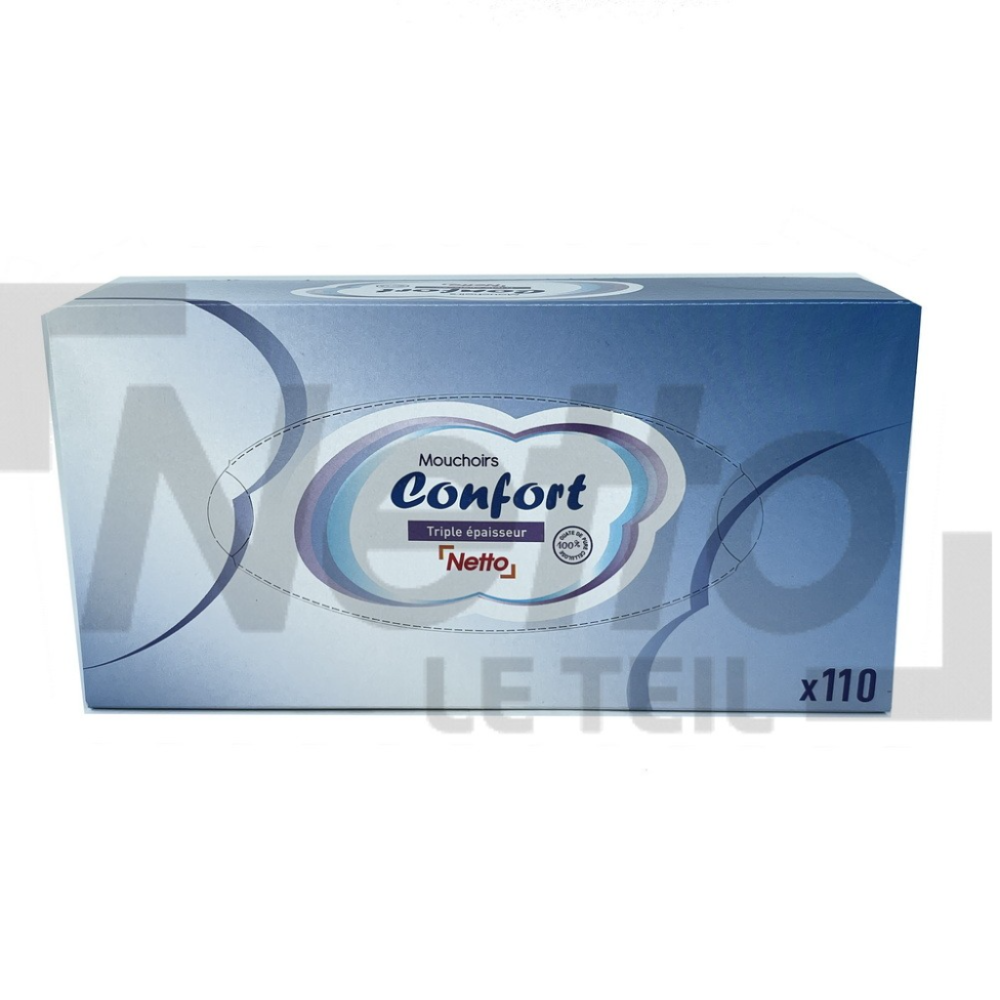 NETTO MOUCHOIRS CONFORT TRIPLE EPAISSEUR