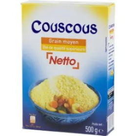 NETTO COUSCOUS GRAIN MOYEN 500G