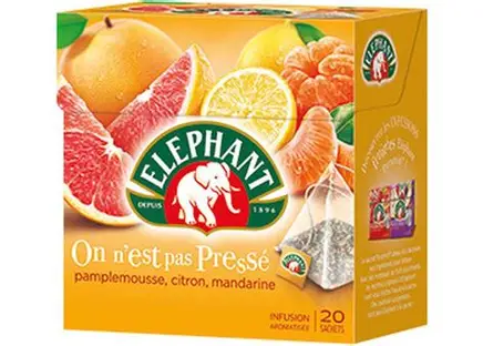 THE ELEPHANT PAMPLEMOUSSE CITRON MANDARINE