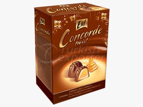 ELIF CHOCOLATE CROSS SINGLE TWIST