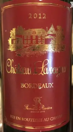 ROUGE CHATEAU DE LAVAGNAC BORDEAUX