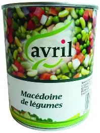 AVRIL MACEDOINE DE LEGUMES 800G