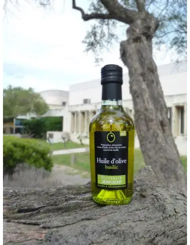 HUILE D'OLIVE AROMATISEE BASILIC 50CL