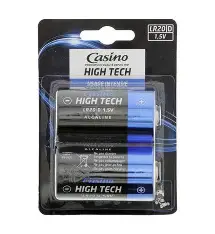 PILE CASINO HIGH TECH LR20/D2/ALCALINE