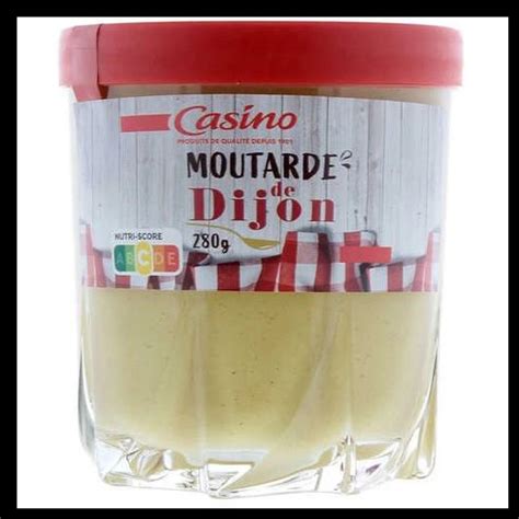 MOUTARDE DE DIJON CASINO 280G