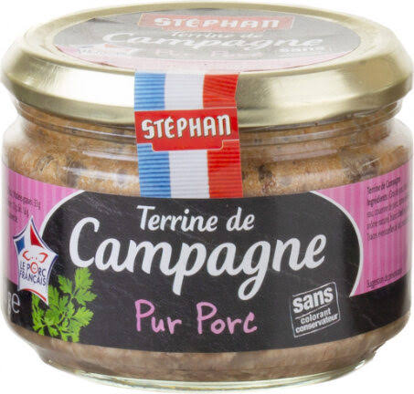 TERRINE DE CAMPAGNE PUR PORC 180G