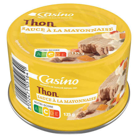 THON A LA SAUCE MAYONNAISE 135G