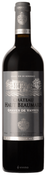 CHATEAU HAUT BEAUMARD GRAVES DE VAYRES/2015