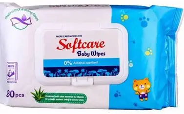 SOFT CARE BABY WIPES/80PCS
