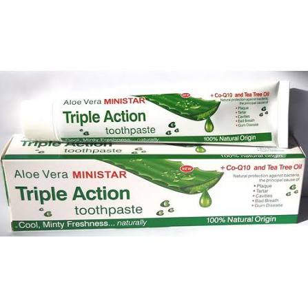 DENTTIFRICE ALOE VERA TRIPLE ACTION 100ML