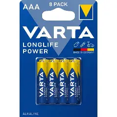 VARTA 8PACK LONGLIFE