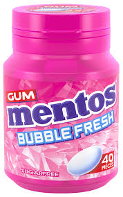 GUM MENTOS BUBBLE FRESH