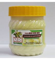 BEURRE DE KARITE NATURE DU BURKINA FASO/PURE ET NATURELLE POUR ALIMENTS ET PEAU 500G