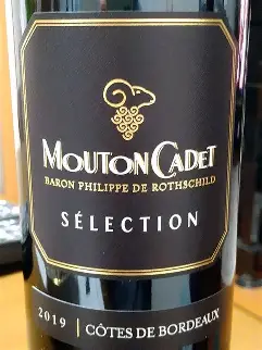 ROUGE MOUTON CADET SELECTION COTES DE BORDEAUX