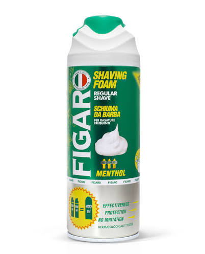 SHAVING FOAM MENTOL 400ML/FIGARO