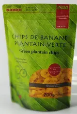 CHIPS BANANES PLANTAIN VERTES