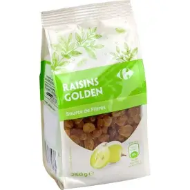 RAISINS SECS GOLDEN 250G