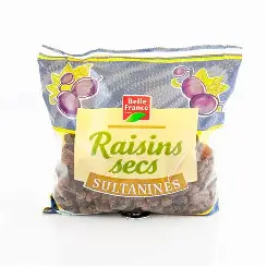 RAISINS SECS SULTANINES 250G