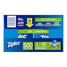 ZIPLOC 125 BAGS