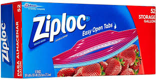 ZIPLOC 52 BAGS 26.8CMX27.3CM