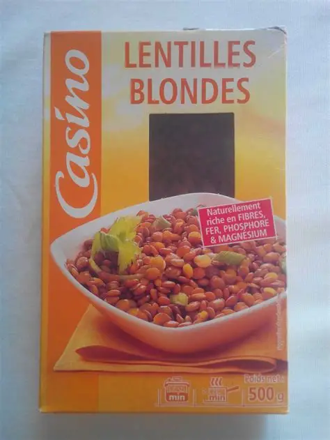 LENTILLES BLONDES CASINO 500G