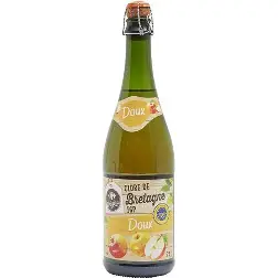 CIDRE DE BRETAGNE DOUX 75CL
