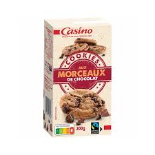 COOKIES AUX MORCEAUX DE CHOCOLAT 200G