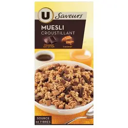 MUESLI CROUSTILLANT CHOCOLAT CARAMEL 500G