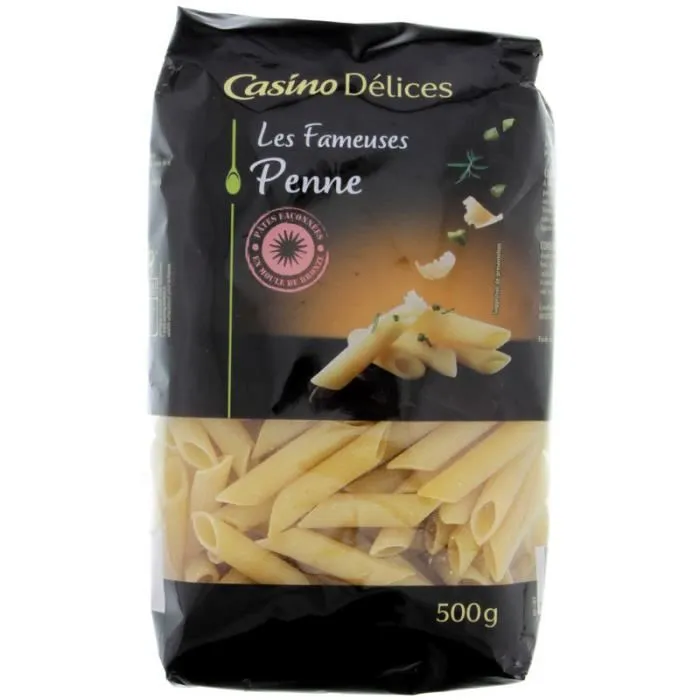 CASINO DELICES LES FAMEUSES PENNE 500G