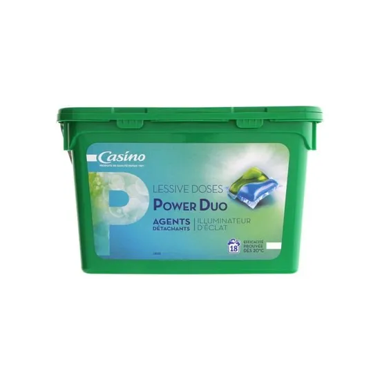 LESSIVE DOSES POWER DUO AGENTS DETACHANTS 441ML