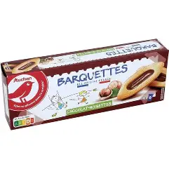 BARQUETTES CHOCOLAT NOISETTE 120G