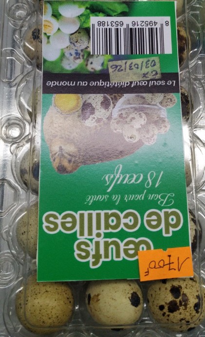 OEUF DE CAILLE PACK DE 18