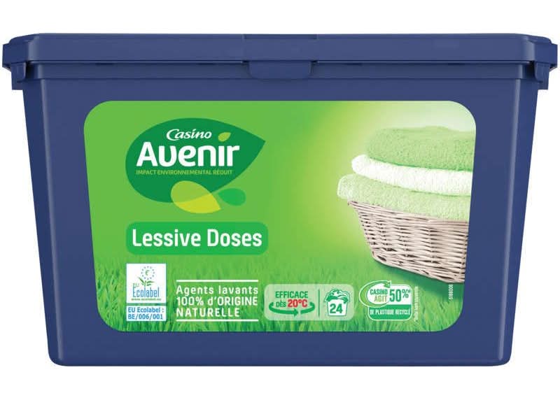 LESSIVE DOSSES AGENTS LAVANTS CASINO AVENIR 465.6ML